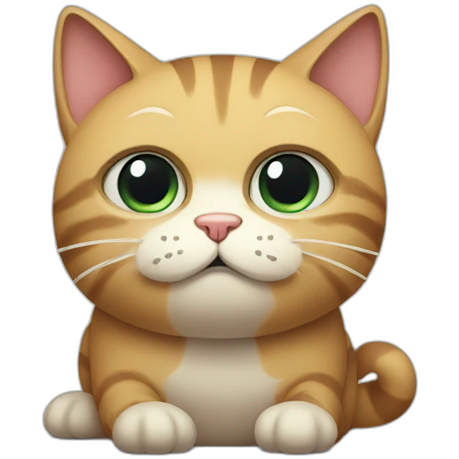 Super sad cat emoji