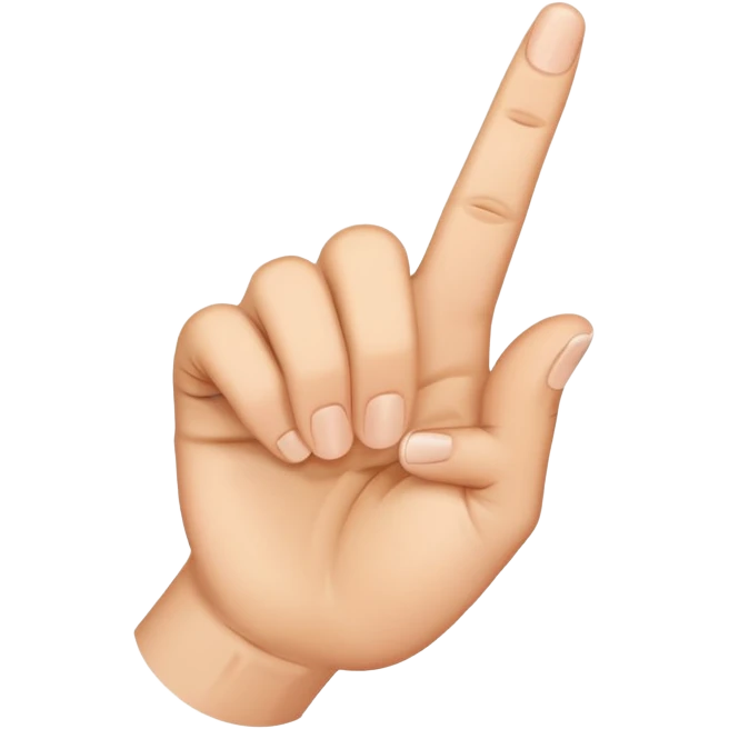 middle finger hand gesture emoji