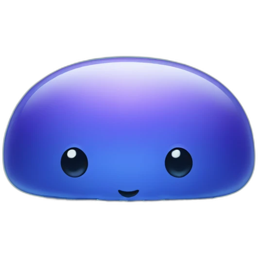 jellyfish blue emoji
