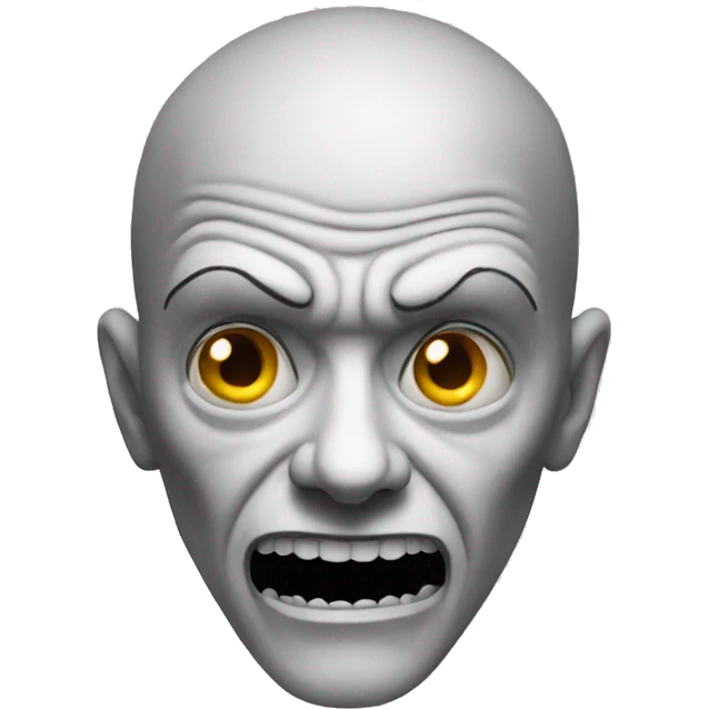 Scary emoji