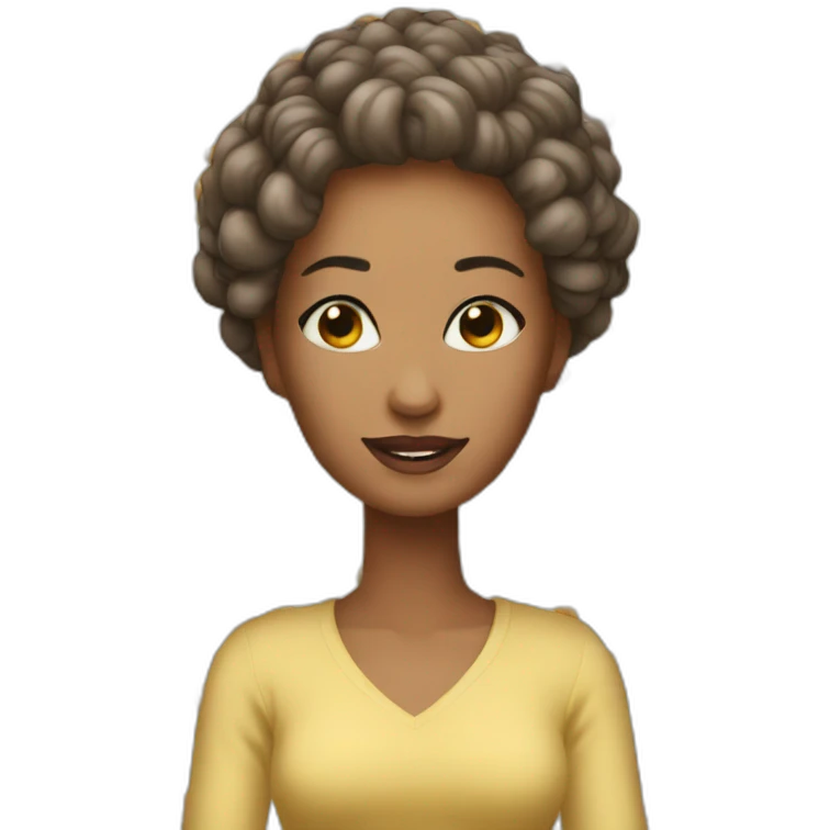 beautiful cray lady emoji
