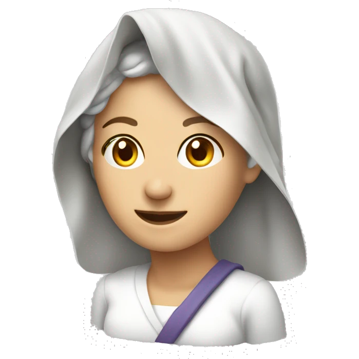 Frau mit Kopftuch emoji
