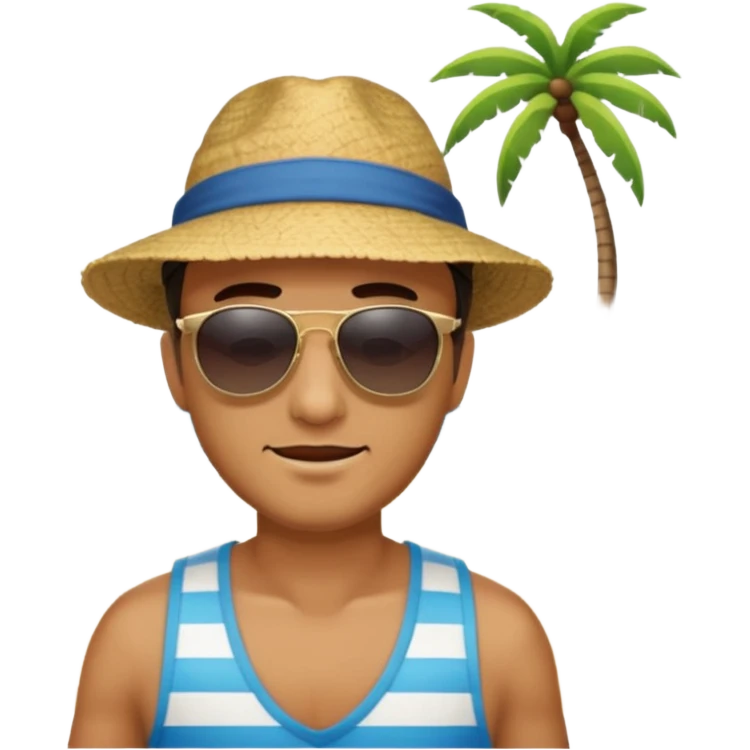 beach man emoji