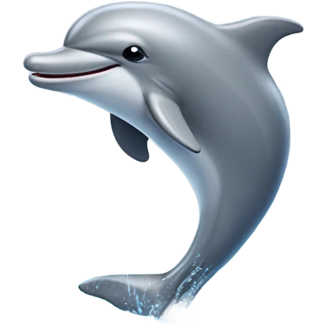 Happy dolphin  emoji
