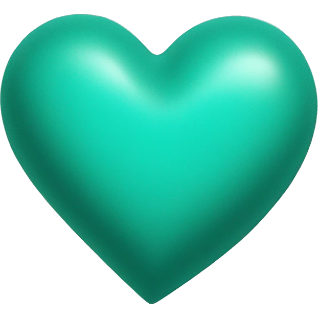 Turquoise Heart emoji