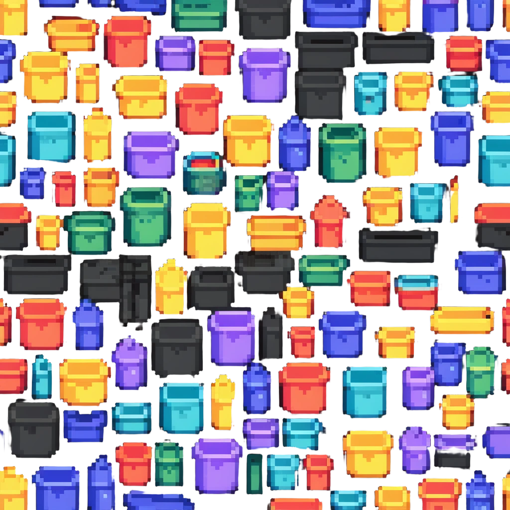 colorful modeling clay containers emoji