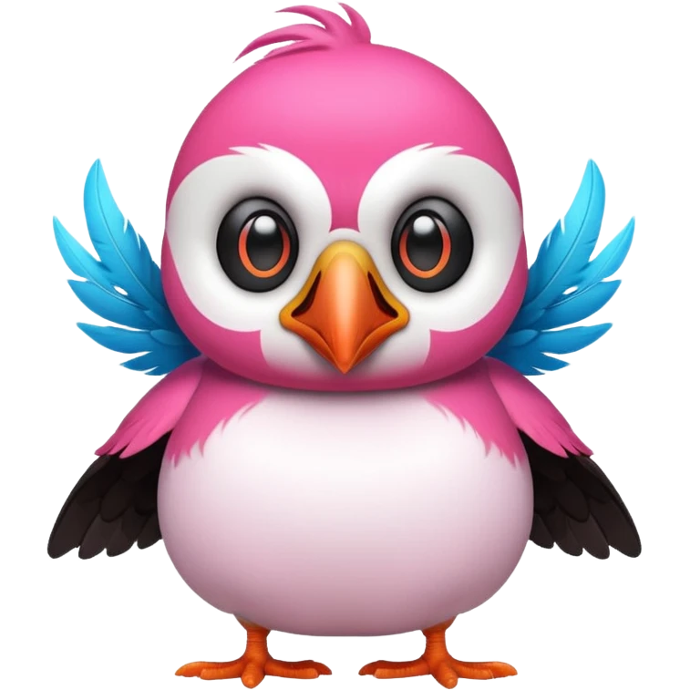 pink puffin angry steam emoji