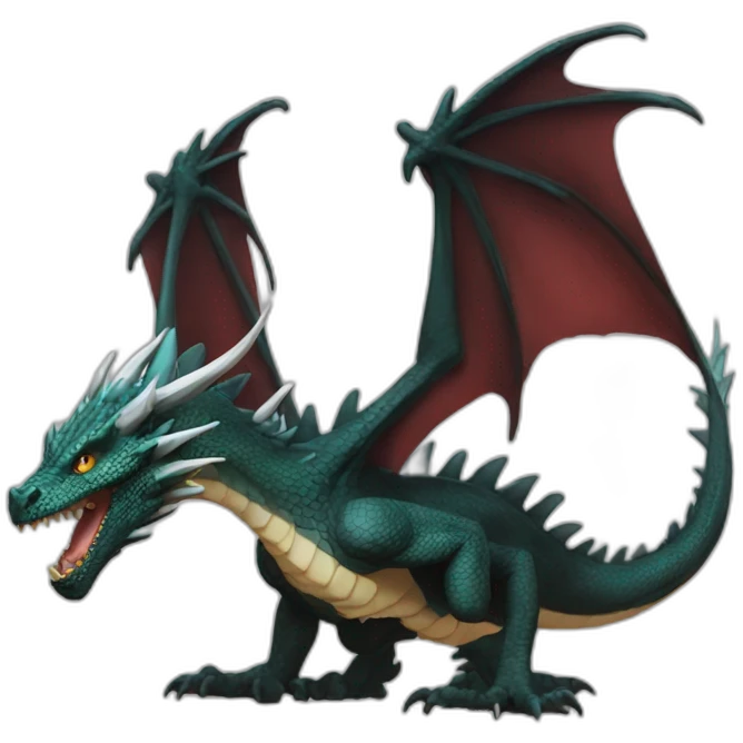 A dragon eaten by Louie Smith emoji