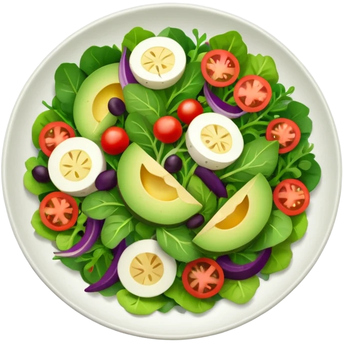 vegetarian salad emoji