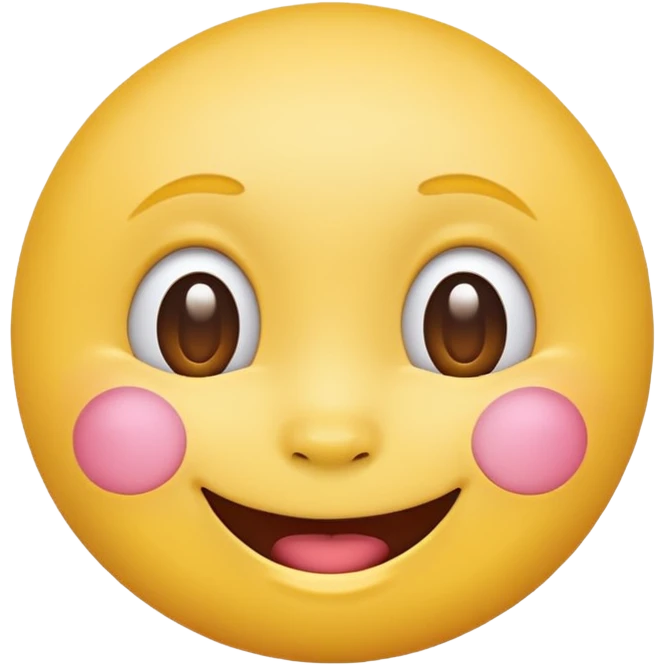 laughing face emoji, joyful expression, no text emoji