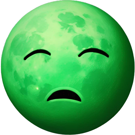 green moon sm emoji