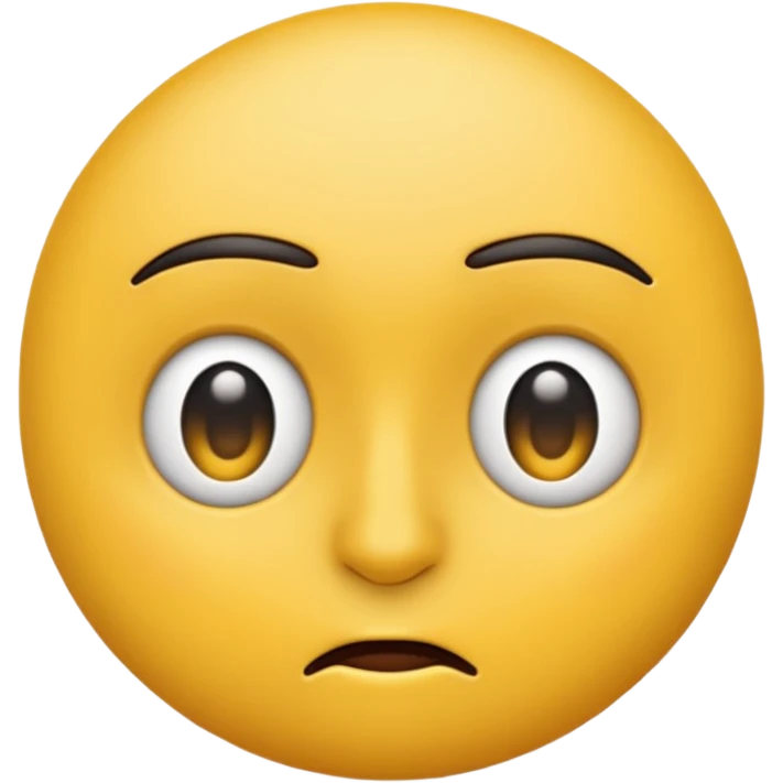 Emoji that is bombastic side eye with no nose emoji