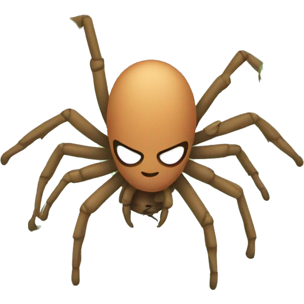 Spider with plants emoji