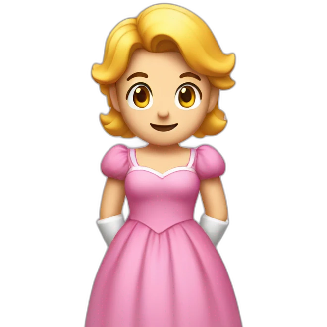 mario in a dress emoji