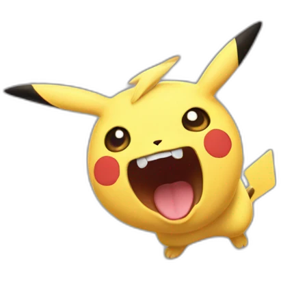 Scream pikatchu emoji