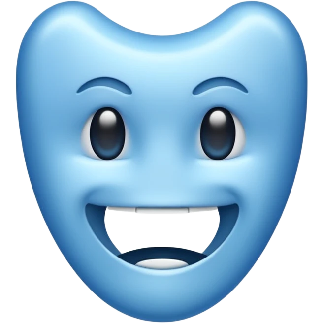 diş mavi  emoji