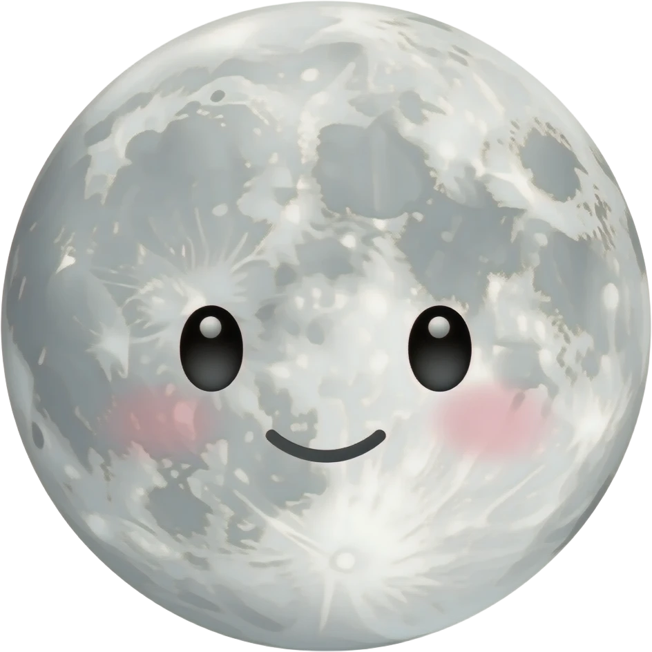 luna o media luna muy linda emoji