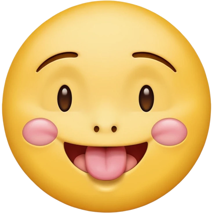 original emoji look yellow circle with one eye closed tongue out  emoji