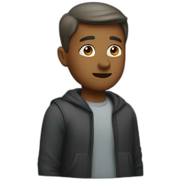 A man for wait emoji