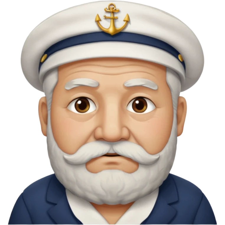 And old chubby Turkish sailor man emoji
