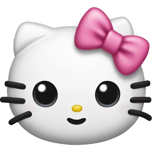 hello kitty bow emoji