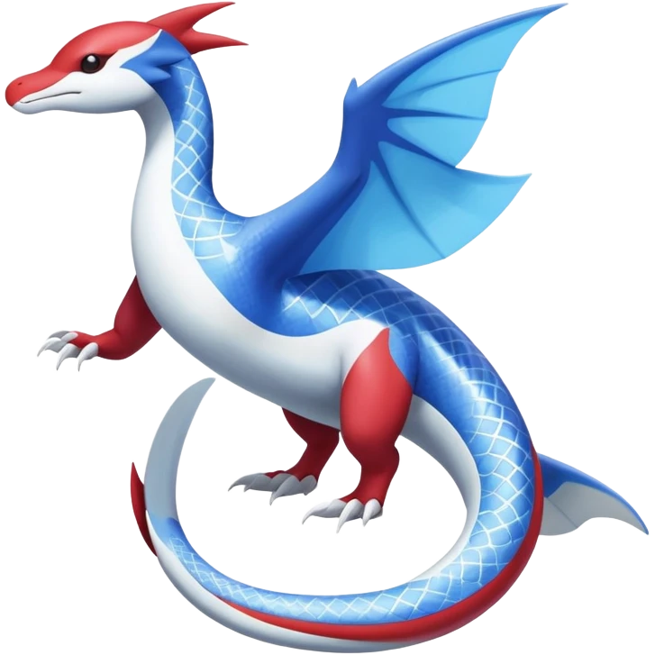 Dragonair-Latios-Latias-Fakémon-hybrid-creature (full body)  emoji