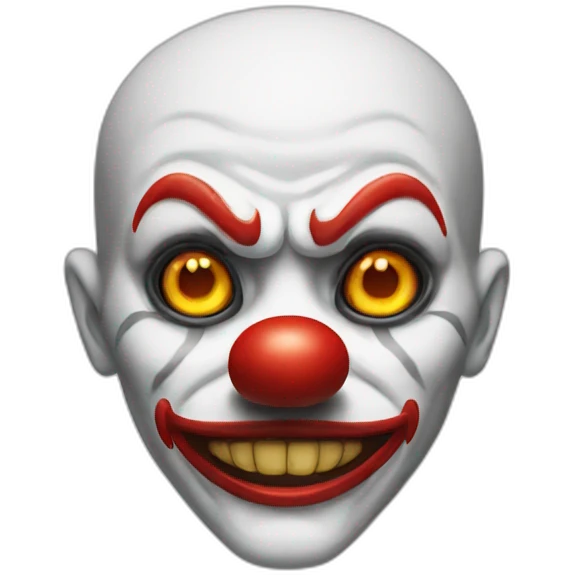 evil clown emoji