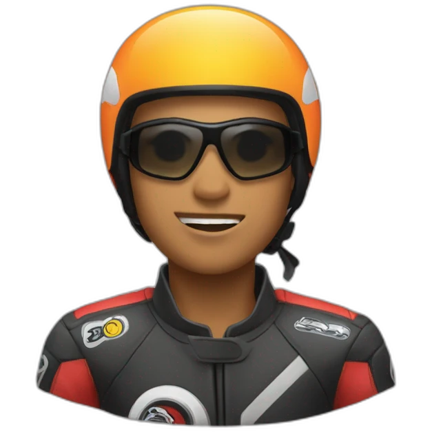 Maki Sall sur la moto emoji