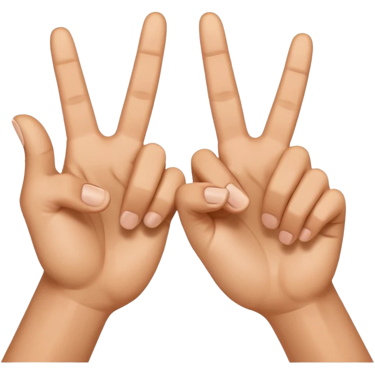 show two shaka signs emoji
