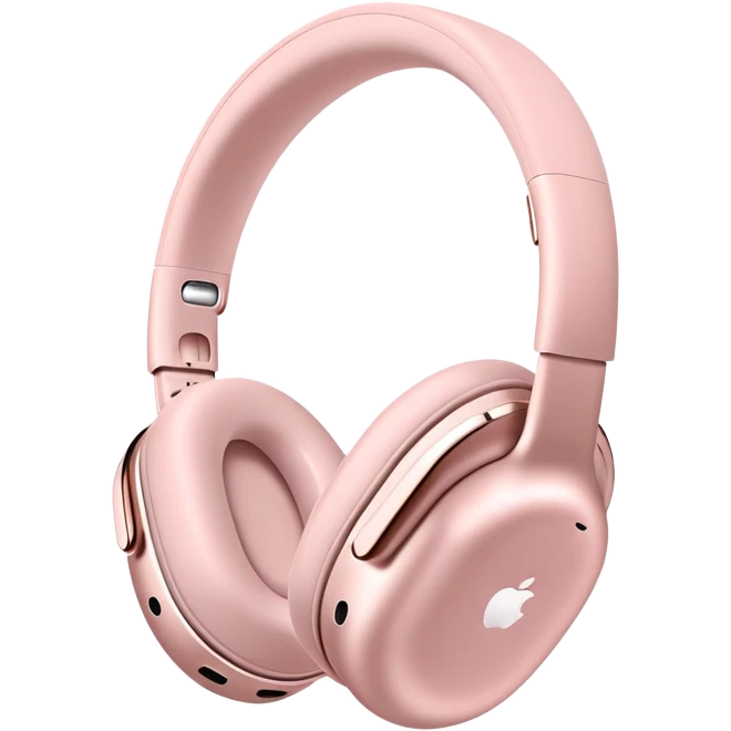Airpods max light pink  emoji