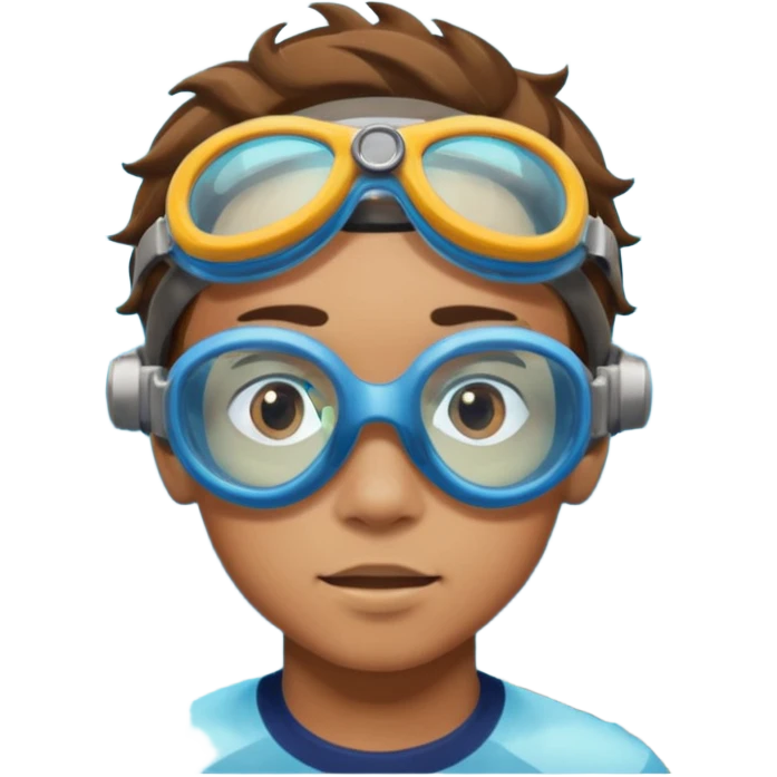 Underwater boy emoji