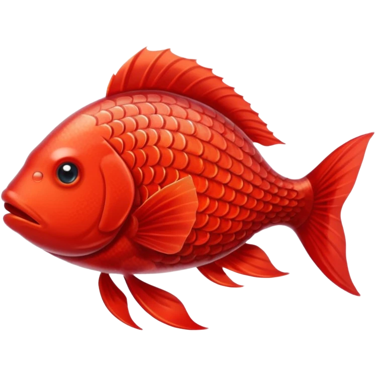 Pescado rojo emoji