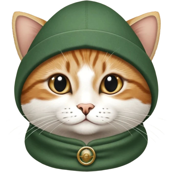 кот в кепке с коротким козырьком на фоне арбузов emoji