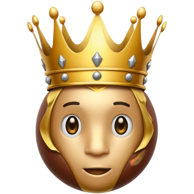 football+crown emoji