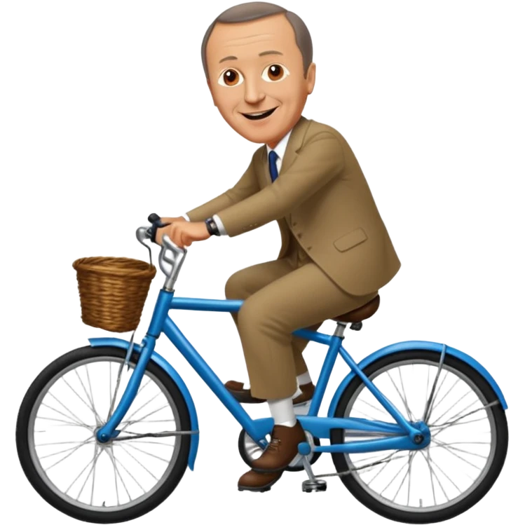 Bisiklet süren Erdoğan  emoji