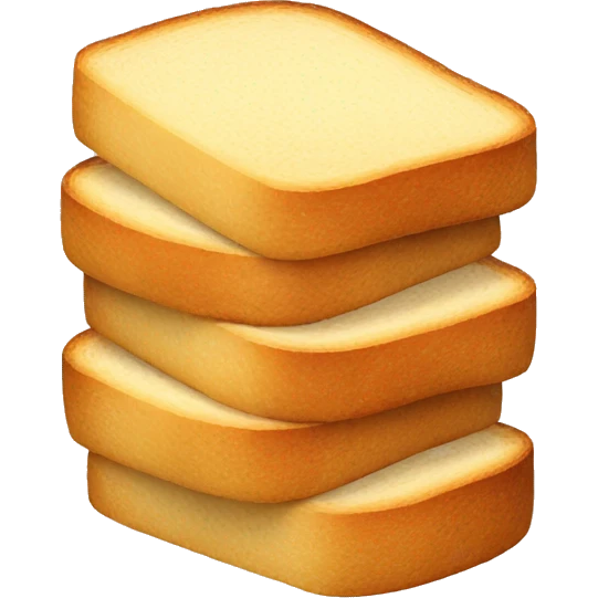 stack of toast emoji