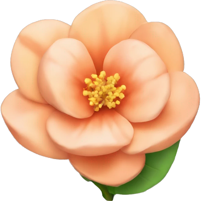 Peach colour Flower 🌹  emoji