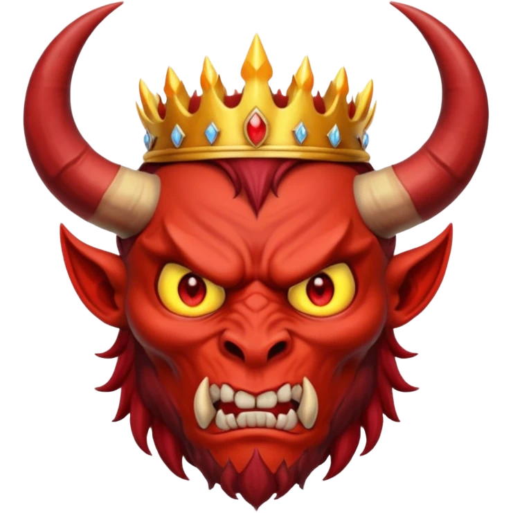 demon lord - huge horns, crown of fire











 emoji