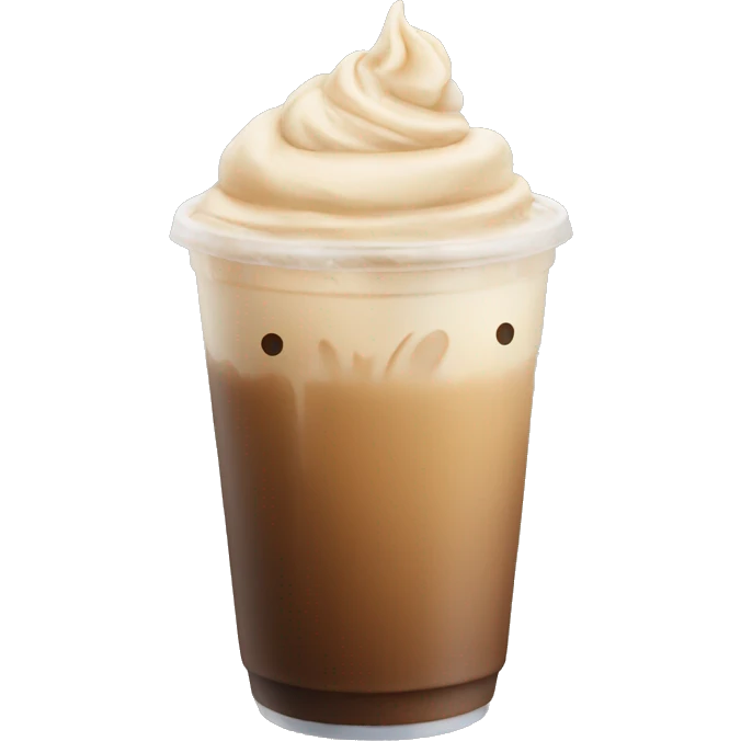Iced latte emoji