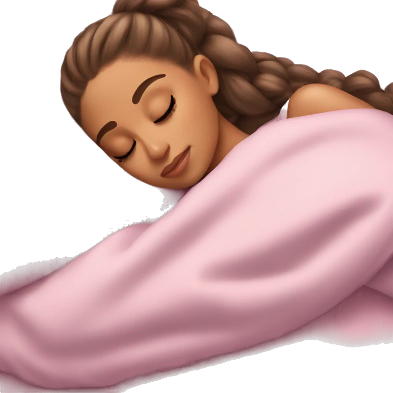 Ariana Grande sleeping emoji