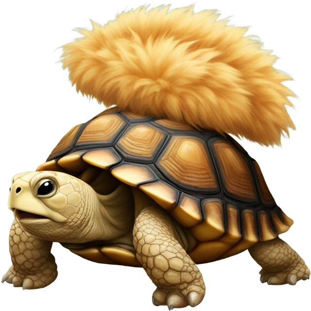 Tortoise shell with lion  emoji