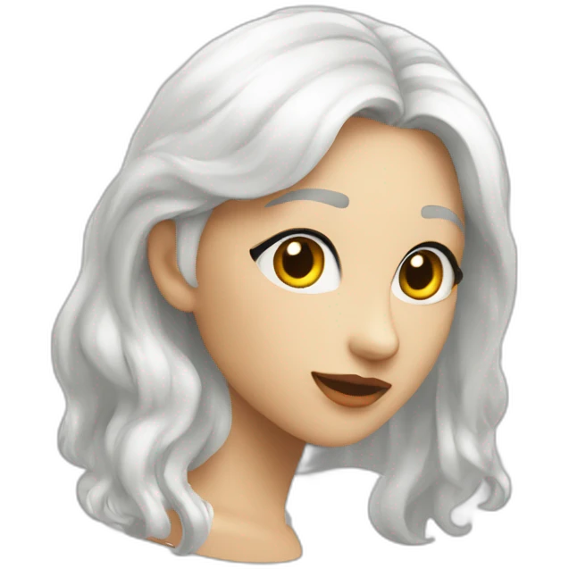Coeur blanc emoji