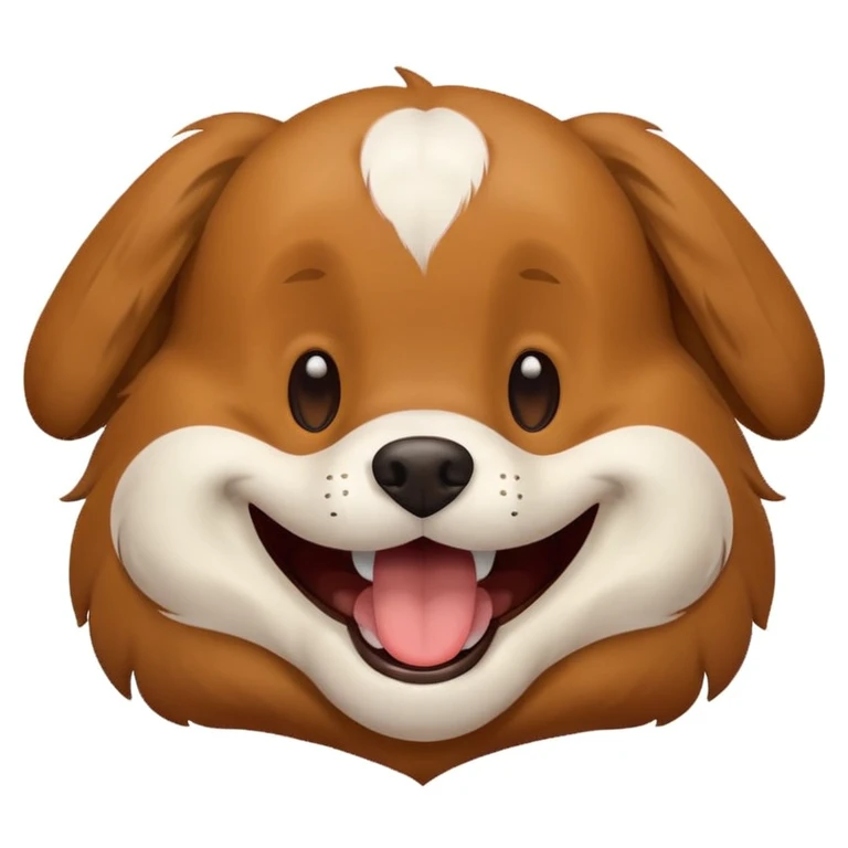 Perro riendose emoji
