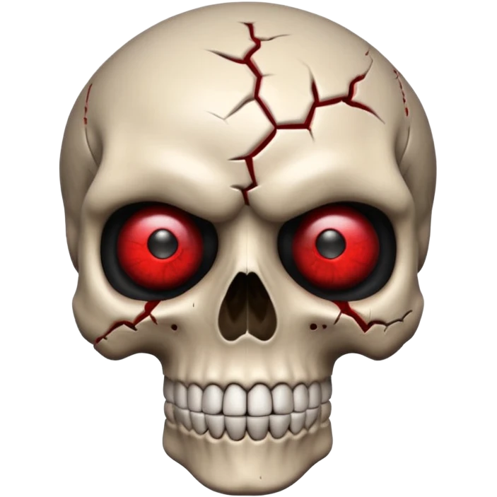 Lose Emoji

Glossy 3D emoji of a skull with red eyes, slightly cracked, dark red and black tones. emoji