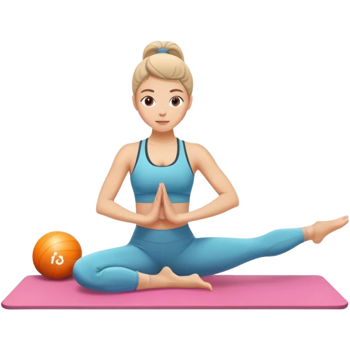 Pilates girl  emoji