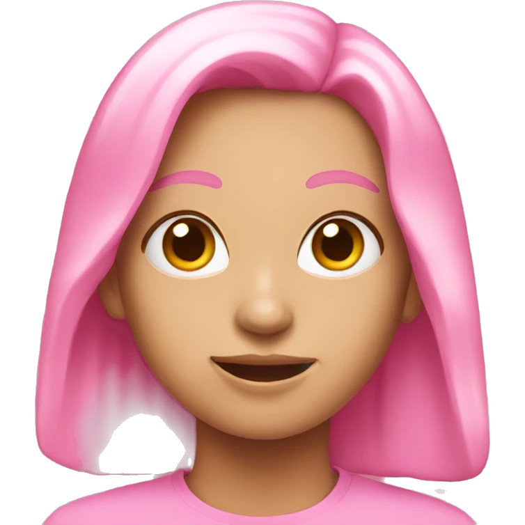 Pink emoji