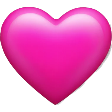 Hot Pink Heart  emoji