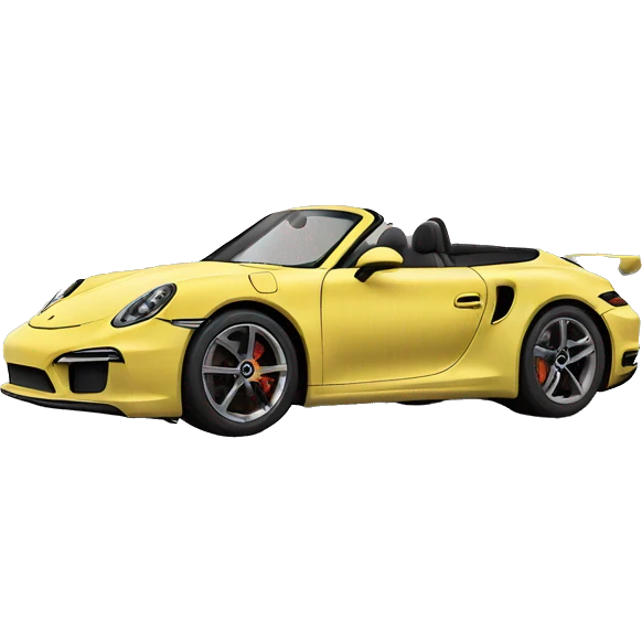 Stich on a Porsche  emoji