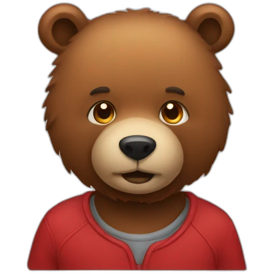 bear red x emoji