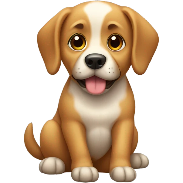 dog sitting emoji